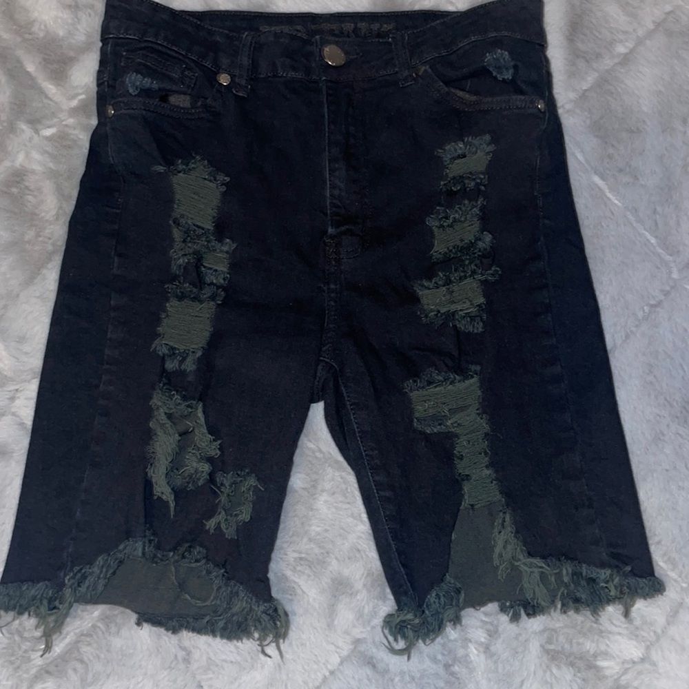 VIP Jean shorts black